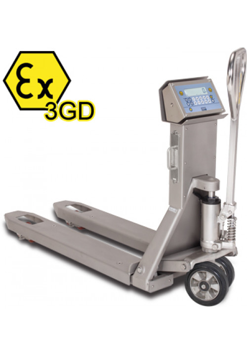 Dini Argeo ATEX-GABELHUBWAGEN AUS EDELSTAHL TPWI "EX" 3GD